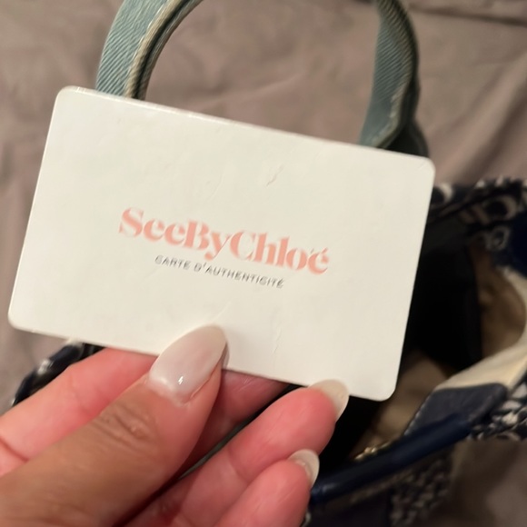 See by Chloe Laetizia mini denim crossbody bag - Picture 3 of 4